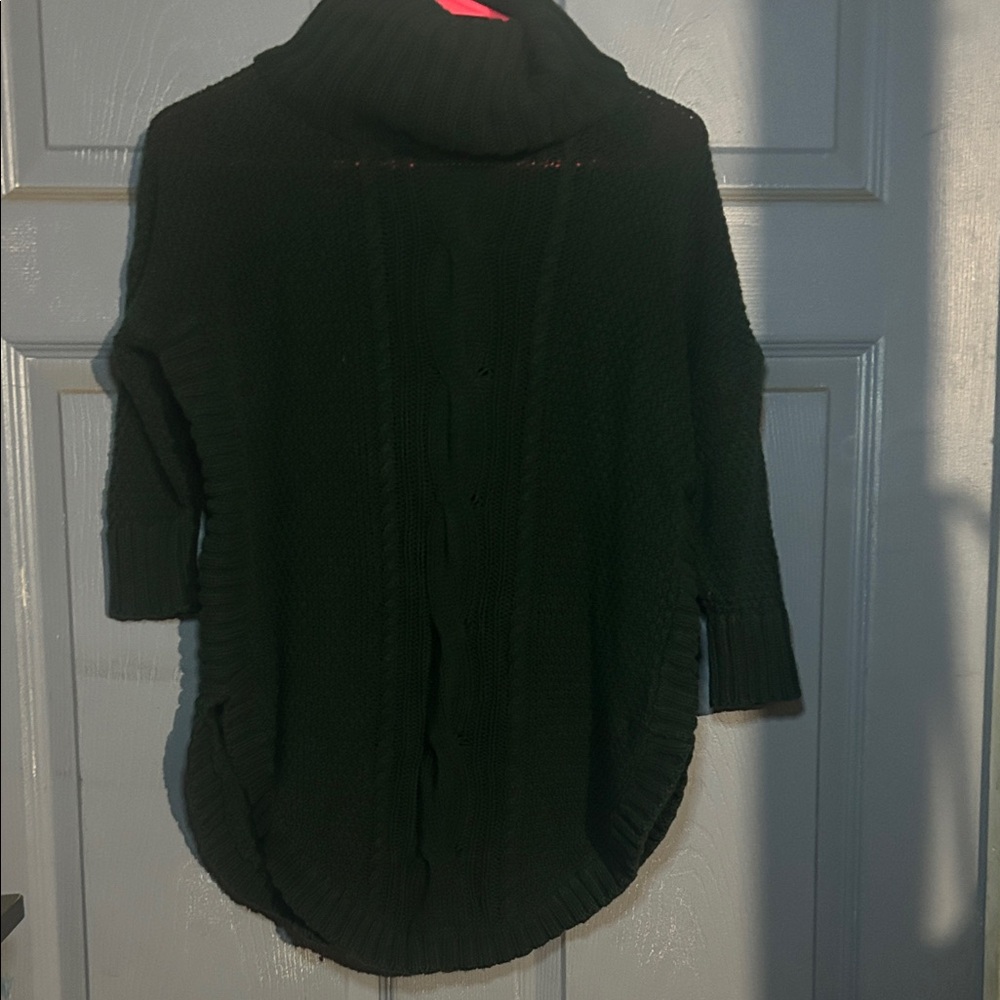 Women's green Turtleneck Sweater